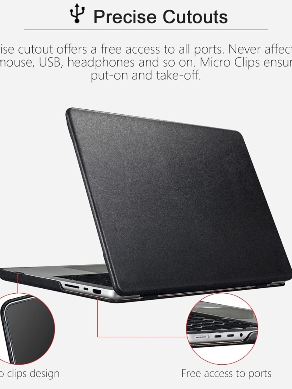RARE Brand-New Premium Leather Case for MacBook Pro 14-inch, 2026-2021 M Series.